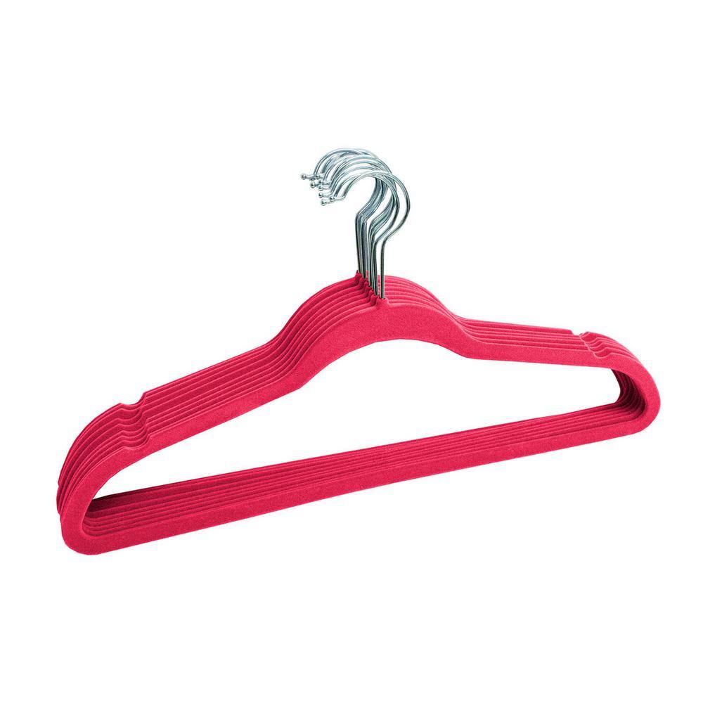 Pink Plastic Hangers 120Pack FH037960120 The Home Depot