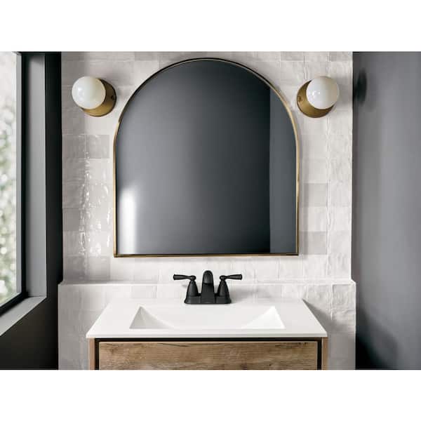 Moen Banbury 2-Handle Lever High Arc Centerset Bathroom Faucet, Matte Black  - Town Hardware & General Store