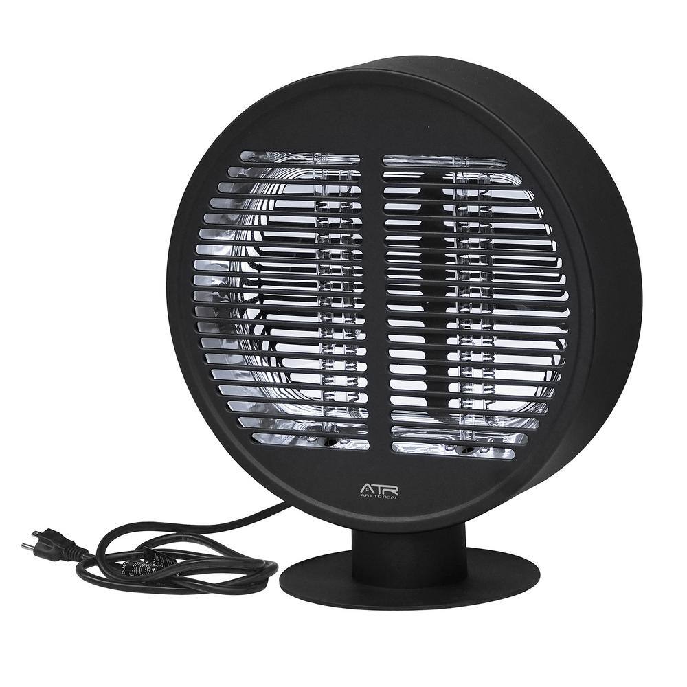 Etokfoks 7.8 in. 1000Watt Round Freestanding Infrared Outdoor Heater