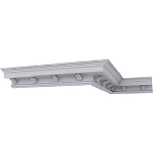 SAMPLE - 5 in. x 12 in. x 4-1/8 in. Polyurethane Cole Crown Moulding