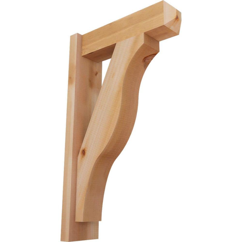 6 in. x 30 in. x 18 in. Western Red Cedar Fuston Craftsman Smooth Outlooker price history on PriceWatchPro