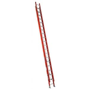 40 ft. Fiberglass Extension Ladder with 300 lbs. Load Capacity Type IA Duty Rating