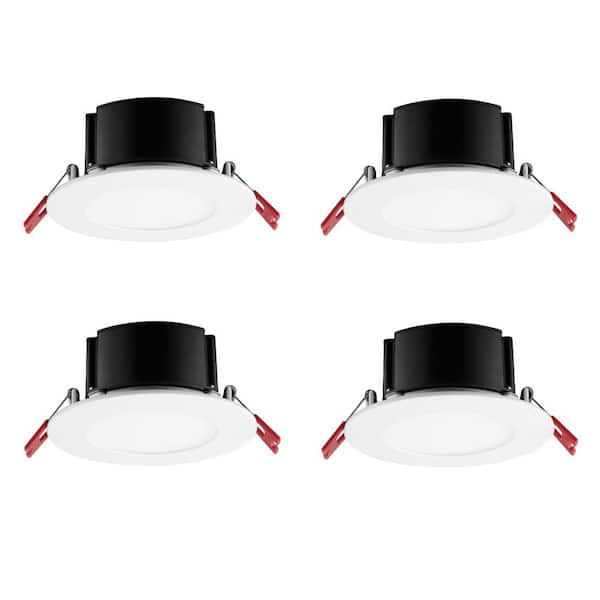 10X 9W 5"Round Natural White LED Dimmable Recessed Ceiling Panel Down Light Lamp 
