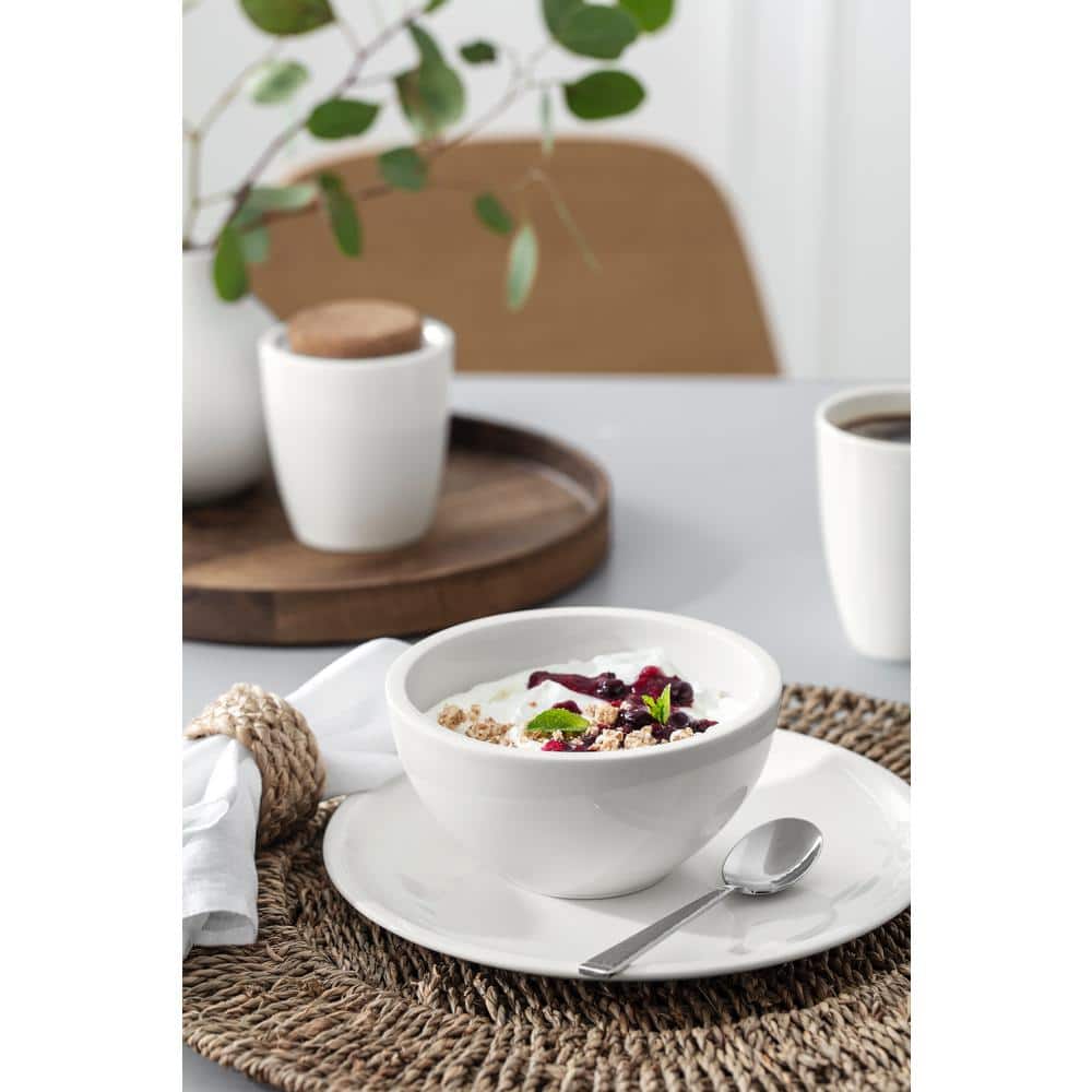 Villeroy & Boch White 16-Piece Porcelain Dinnerware Set, Service for 4