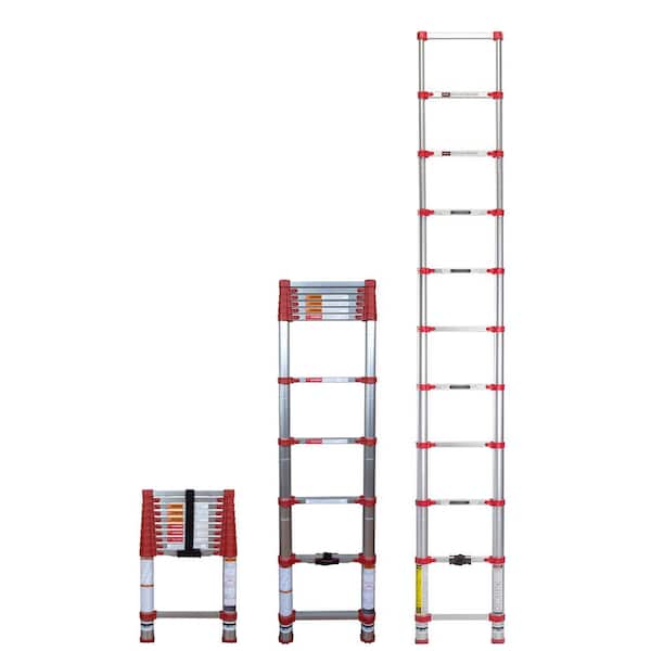 XTEND+CLIMB 10.5 ft. Aluminum Telescoping Extension Ladder (14.5 Reach Height), 250 lbs. Load Capacity ANSI Type 1 Duty Rating