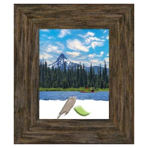 Fencepost Brown Wood Picture Frame Opening Size 11 x 14 in.