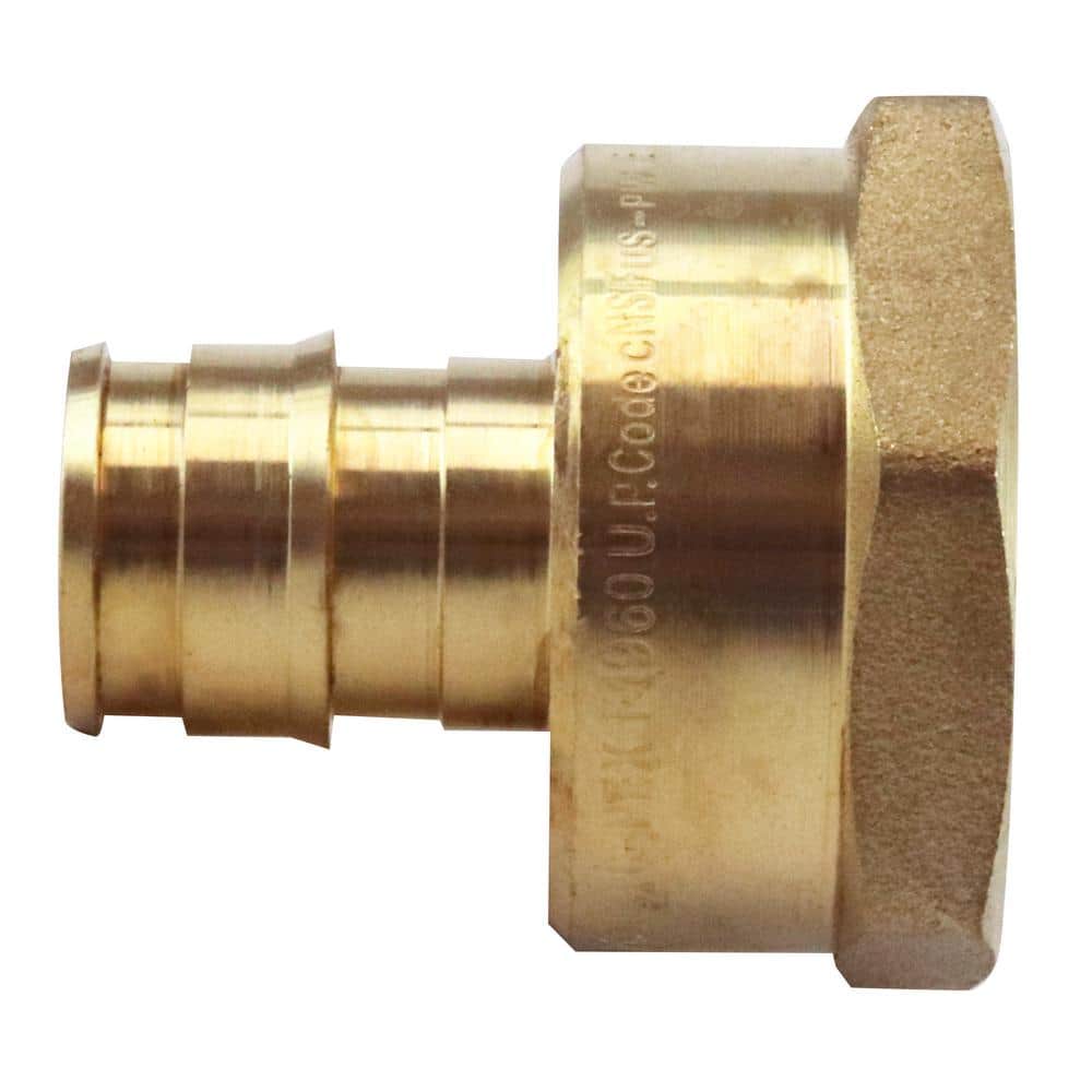 1/2 in. Brass PEX-A Barb x 3/4 FNPT Reducing Adapter price history on PriceWatchPro