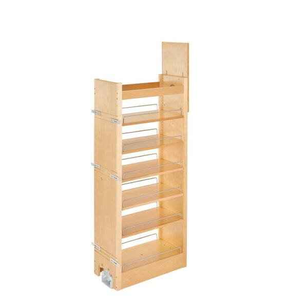 Rev-A-Shelf 50.75 in. H x 11 in. W x 22 in. D Pull-Out Wood Tall Cabinet Pantry