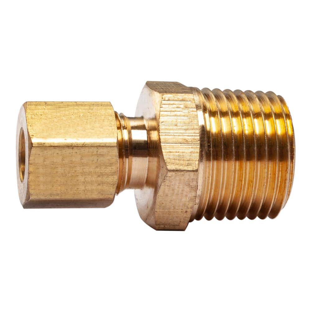 1/4 in. O.D. Comp x 3/8 in. MIP Brass Compression Adapter Fitting (5-Pack) price history on PriceWatchPro