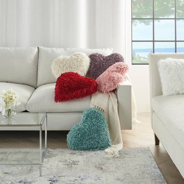 deep red pillows