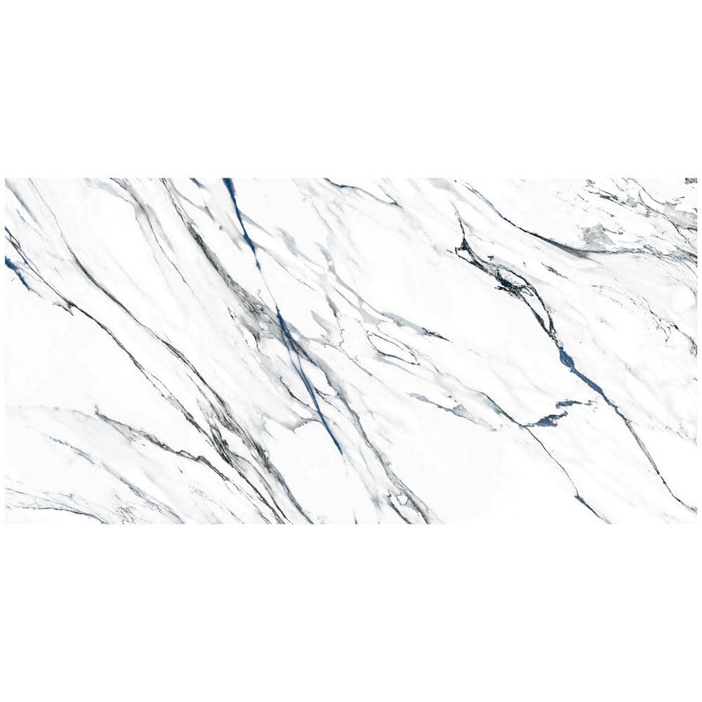Calacatta Indigo 4 in. x 0.39 in. Matte Porcelain Tile Sample (0.22 sq. ft.) price history on PriceWatchPro