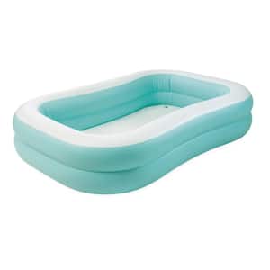 90 in. x 58 in. x 18 in. D Rectangular Mandarin Swim Center Inflatable Swimming Pool