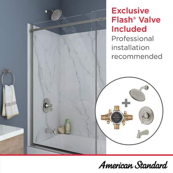 American Standard Rumson Single-Handle 1-Spray Tub and Shower Faucet with 1.8 GPM in Polished Chrome Valve Included - image 4