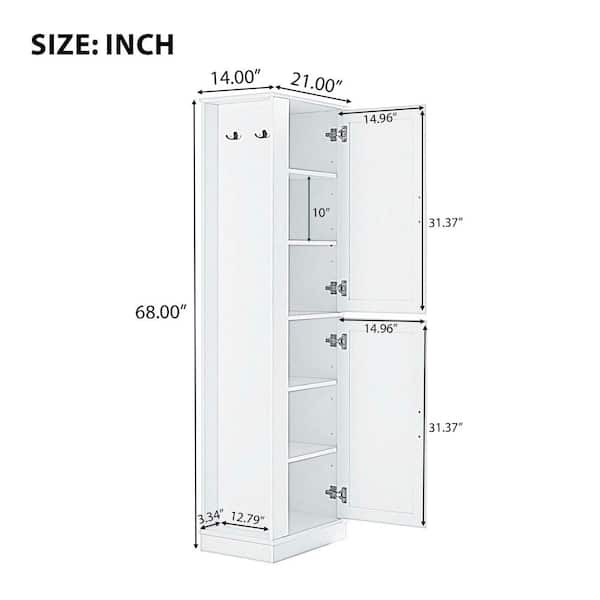 21 inch tall cabinet discount