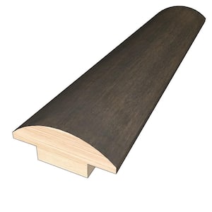 Tanned Leather 0.445 in. Thick x 1-1/2 in. Width x 78 in. Length Hardwood T-Molding