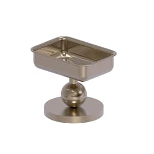Vanity Top Soap Dish in Antique Pewter