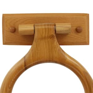 4-Piece Bath Hardware Kit in Oak