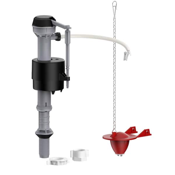 Adjustable Toilet Fill Valve and 2 in. Flapper Repair Kit