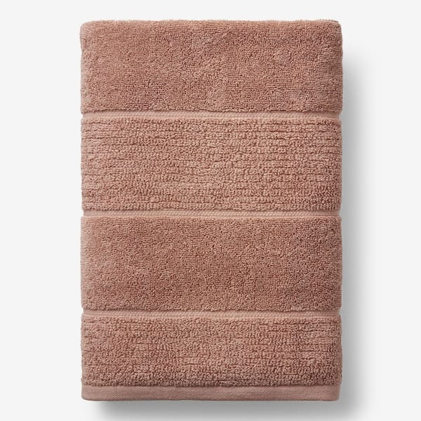 Company Cotton Clay Textured Stripe Bath Sheet