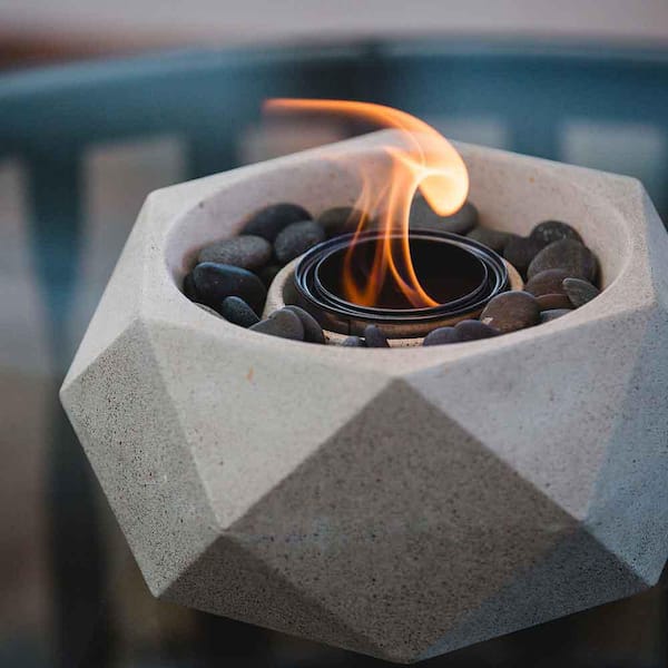 Solo Stove Geo 10.5 in Indoor/Outdoor Concrete Tabletop Fire Solo Stove Geo 10.5 in Indoor/Outdoor Concrete Tabletop Fire