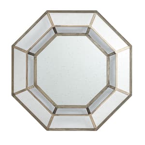 40 in. W x 40 in. H Framed Silver Mirror