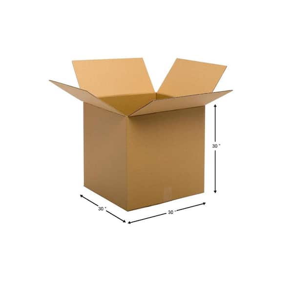 Pratt Retail Specialties Moving Box 5 Pack 30 In L X 30 In W X 30 In D Pra0146 The Home Depot