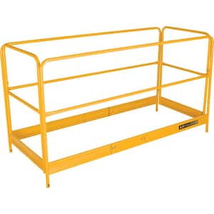 6 ft. x 2.5 ft. x 3.4 ft. Steel Scaffold Guardrails System, Parts/Accessories for Baker Scaffolding Towers