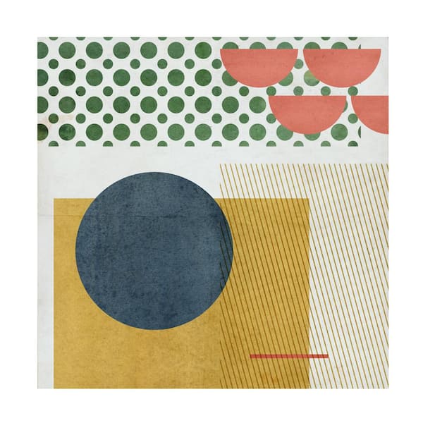 "Soleil Rouge II" by Melissa Wang Hidden Frame Art Print 24 in. x 24 in.