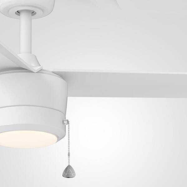 Altitude Tritour 44 in. Integrated LED Indoor Matte White Ceiling Fan with  White Color Changing Light Kit 109LPC44MWHMWH - The Home Depot