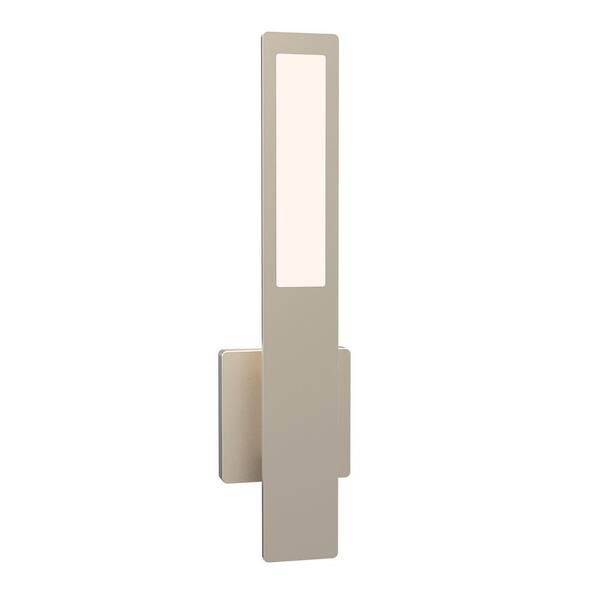Acuity Brands Aedan 1-Panel Champagne OLED Wall Mount Sconce