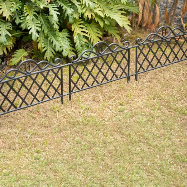 Garden Lawn Fence Outdoor Landscape Fencing Flower Barrier Border Edging Decor 