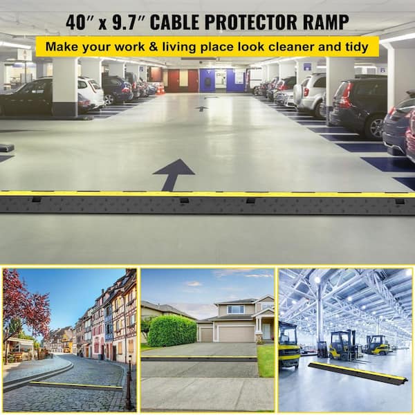 Floor Outdoor Cable Protector for Wire Covers Protection with 3 Channels -  China Cable Protector, Cable Protector Ramp