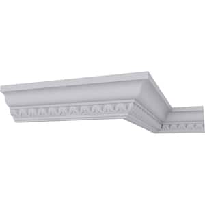 SAMPLE - 1-3/8 in. x 12 in. x 1-1/2 in. Polyurethane Emery Crown Moulding