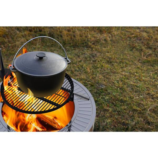 Solo Stove Large Cast Iron Wok for Bonfire and Yukon Wood Burning Fire Pits