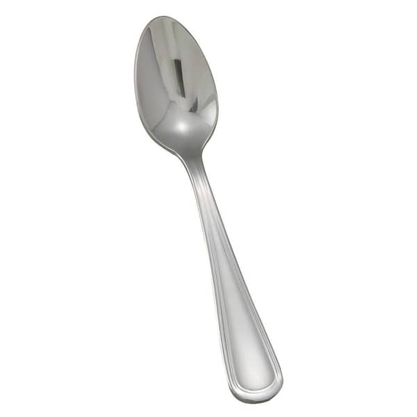 Winco Shangri-La 18/8 Stainless Steel Extra Heavyweight Demitasse Spoon Flatware Single Pieces