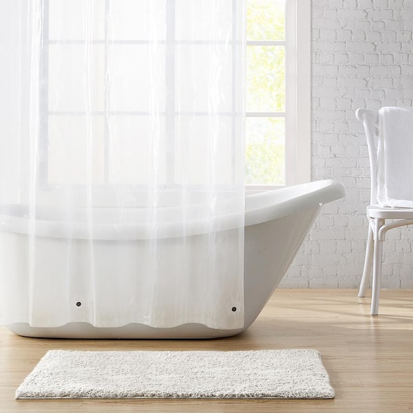 Clear 4g Peva Shower Liner, How To Weigh A Shower Curtain Down