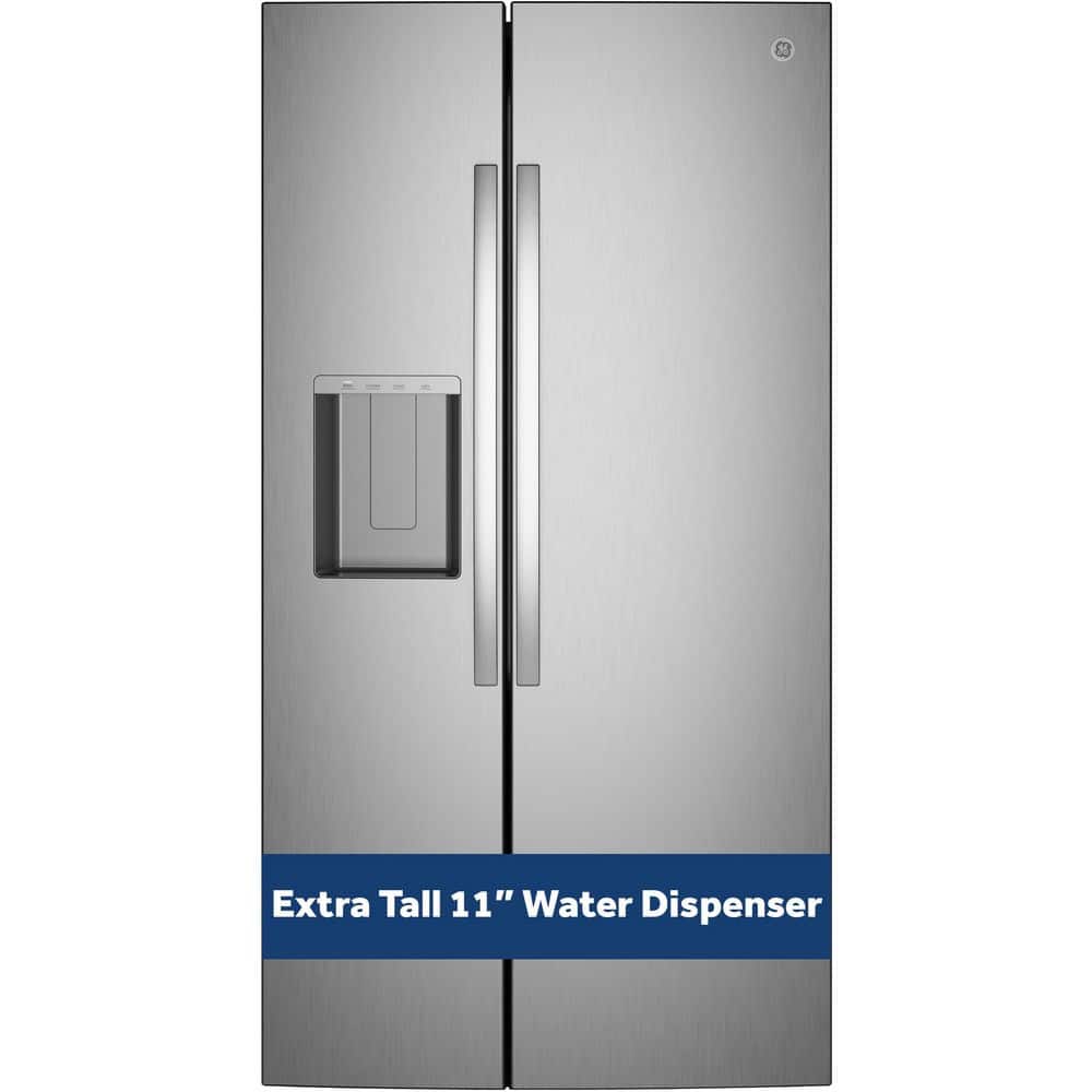 GE ENERGY STAR 36 in. 27.9 cu. ft. Side-By-Side Refrigerator in