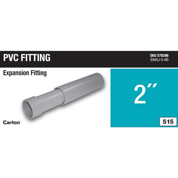 2 in. Schedule 40 and 80 Electrical PVC Standard Expansion Coupling (E945J-5-HD)