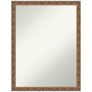 Antique Bronze 20 in. x 26 in. Non-Beveled Classic Rectangle Wood Framed Wall Mirror