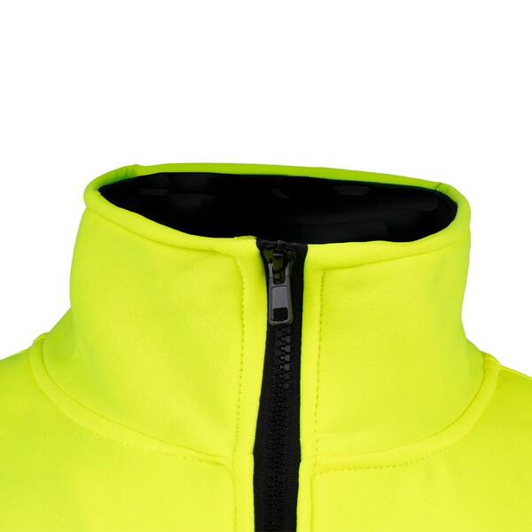 PIP Men's 2X-Large Hi Vis Lime Yellow ANSI Type R Class 3-Quarter