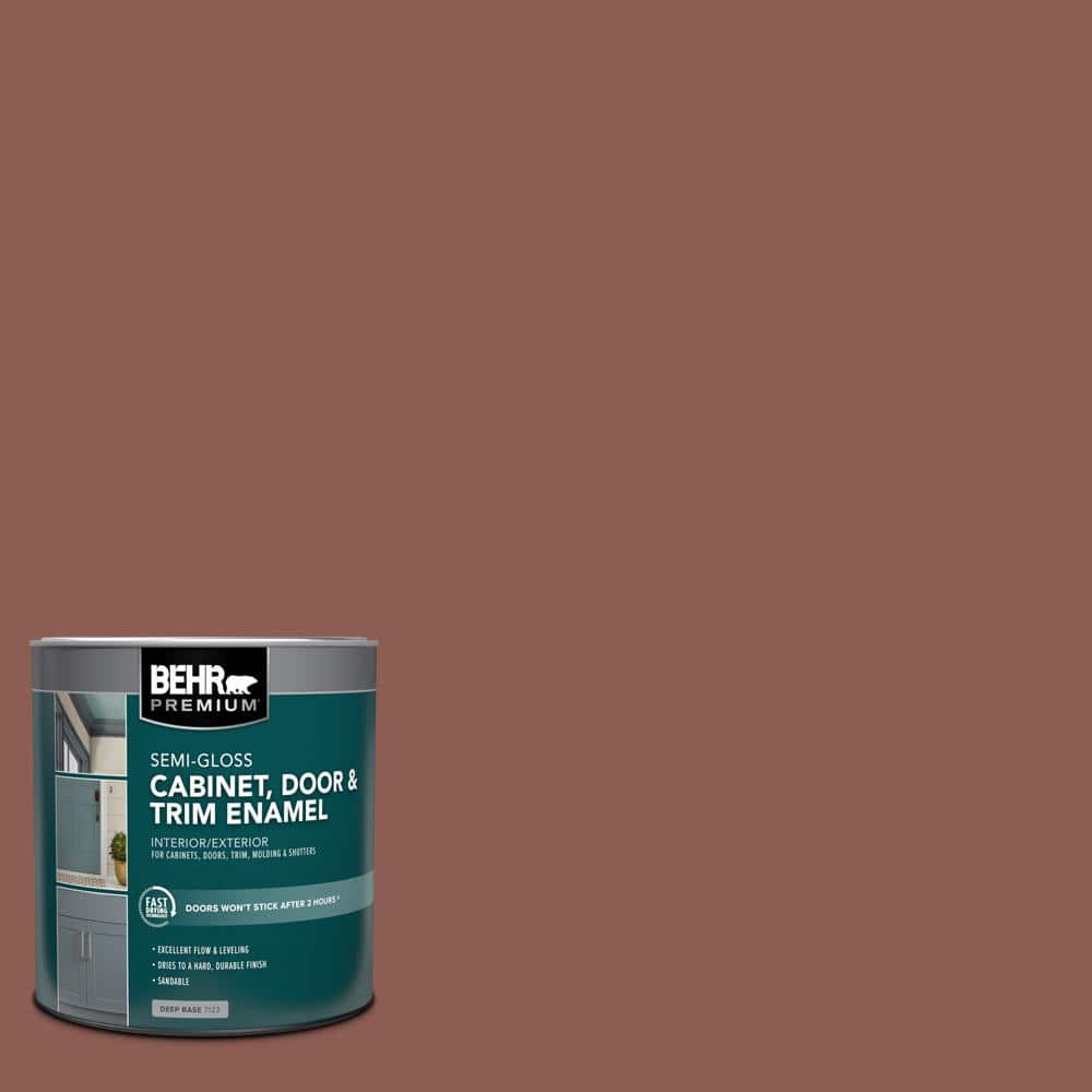 1 qt. #S170-6 Red Curry Semi-Gloss Enamel Interior/Exterior Cabinet, Door & Trim Paint price history on PriceWatchPro
