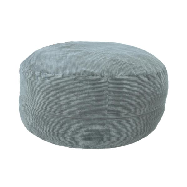 37 in. W x 39.37 in. D x 27.56 in. H Dark Gray Soft Cotton Linen Fabric Bean  Bag Chair BKPP-41 - The Home Depot