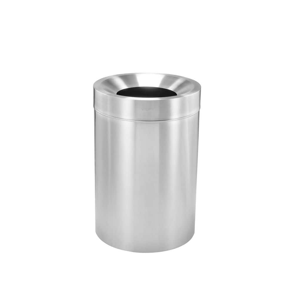 50 gal. Stainless Steel Open Top Commercial Trash Can with Removable Liner for Office, School, Home price history on PriceWatchPro