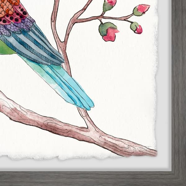 bird on branch drawing