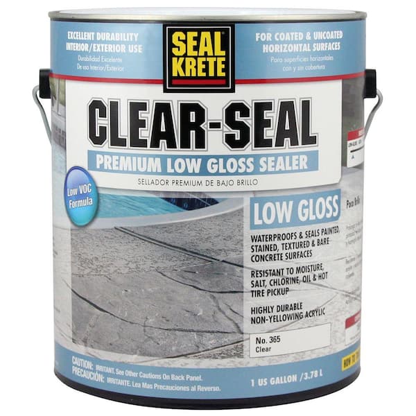 Seal-Krete 1 gal. Clear-Seal Low-Gloss Sealer