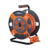 Link2Home 25 ft. 16/3 Extension Cord Storage Reel with 4 Grounded Outlets  and Overload Reset Button EM-EL-250G - The Home Depot
