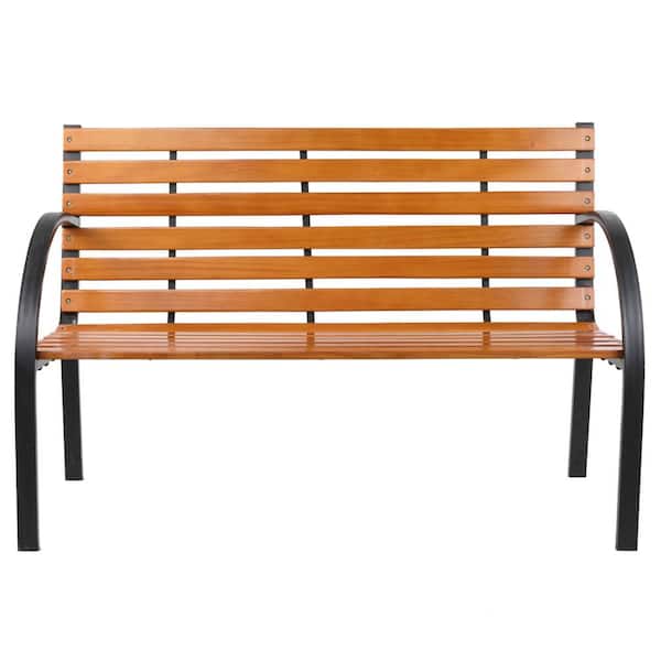 Unbranded 48 in. 2-Person Wood Outdoor Bench