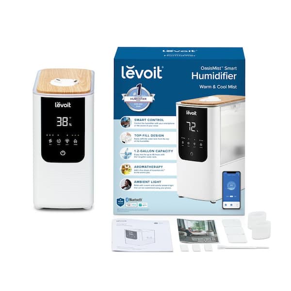 LEVOIT Ultrasonic Cool Mist Humidifier HEAPHULVNUS0016 - The Home Depot