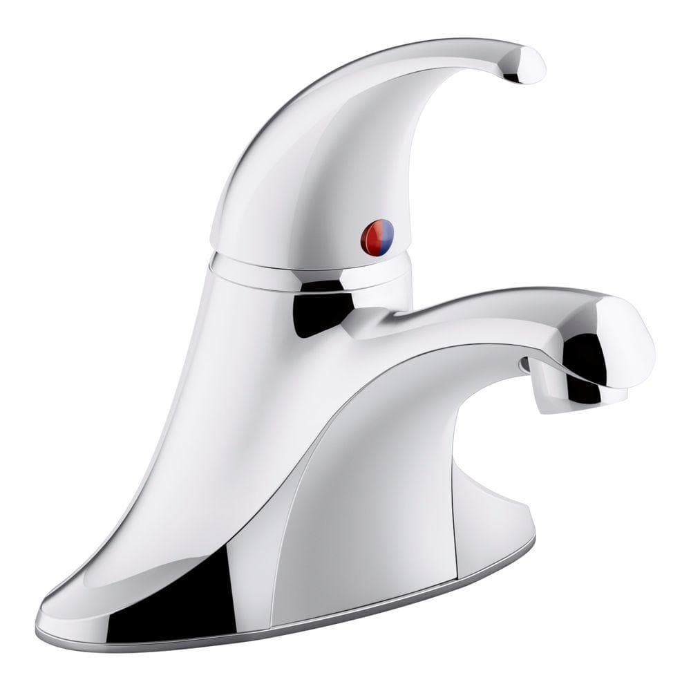 KOHLER Coralais 4 in. Centerset Single-Handle Bathroom Faucet