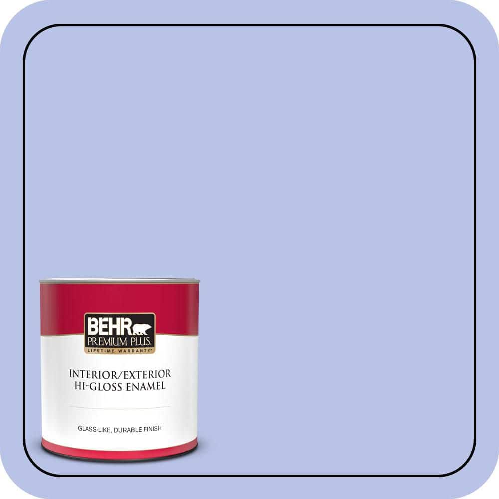 1 qt. #P540-3 Canterbury Bells Hi-Gloss Enamel Interior/Exterior Paint & Primer price history on PriceWatchPro